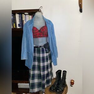Vintage Scottish Tartan Skirt